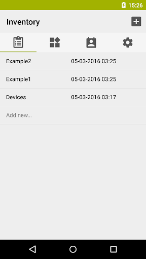Android application Trade-in screenshort