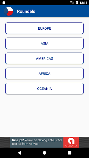 Android application Roundels screenshort