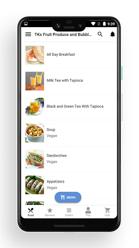 TKs Fruit Produce  Bubble Tea