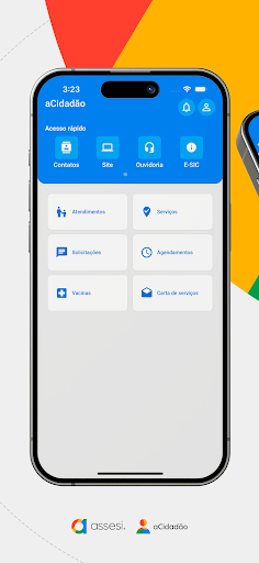 Android application aCidadão screenshort