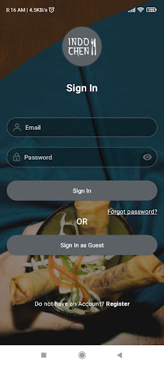 Android application Indochen screenshort