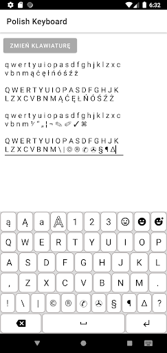Polish Keyboard klawiatura