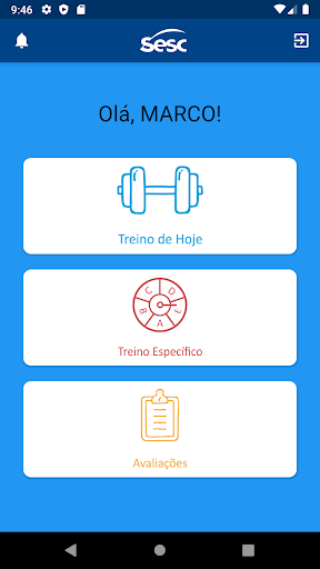 SESC Treino PE Screen 2