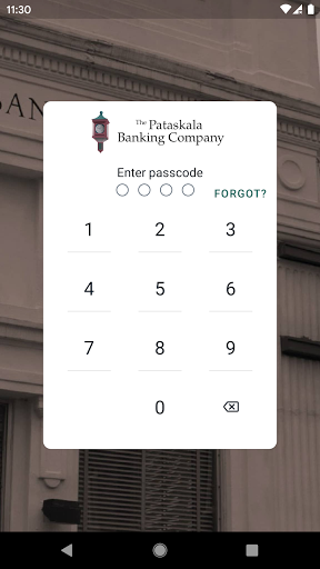 Android application The Pataskala Banking screenshort
