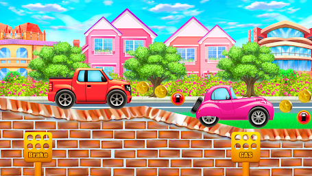 Kids Cars hill Racing games - Toddler Driving