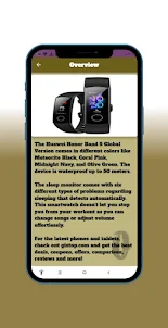 Huawei Band 5 smartwatch Guide