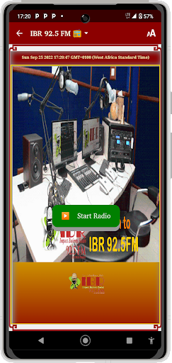 IBR 92.5FM - IATV App Screen 2