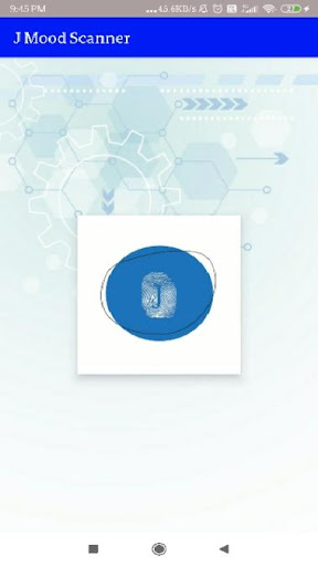 Android application J Mood Scanner screenshort