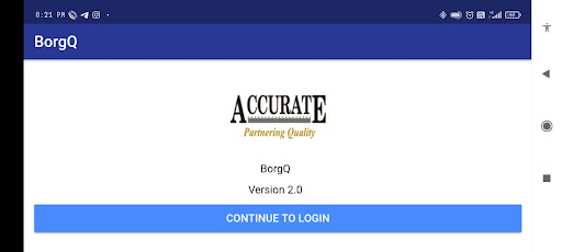 Android application BorgConnect Quality - MCF screenshort