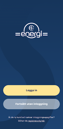 Android application C4 Energi screenshort