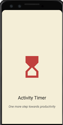 Android application Activity Timer screenshort