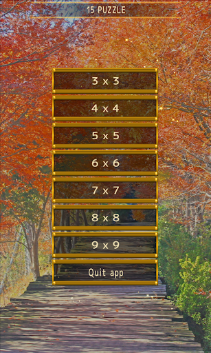 15 puzzle 3D Screen 3