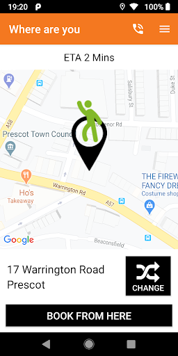 Android application All Black Cabs Precot & Huyton screenshort