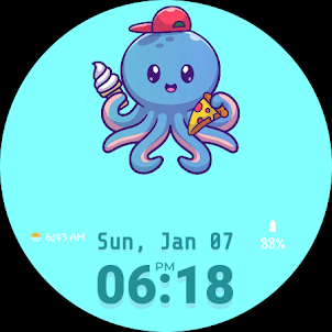 Octopus Watch Face