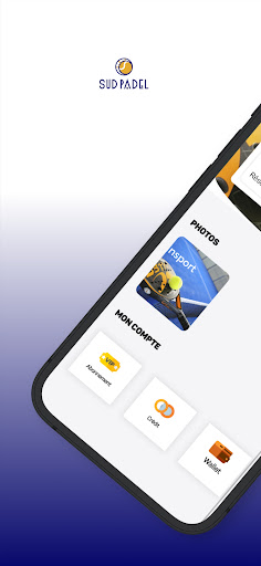 Android application Sud Padel screenshort