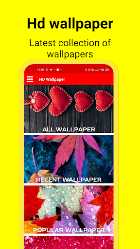 Android application HD Wallpaper screenshort