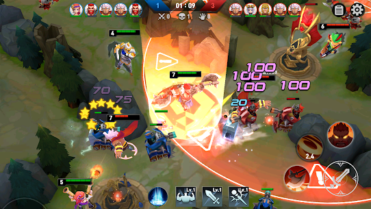 Masters Moba League MOD APK :PvPTrainer (HERO CAN’T ATTACK/NO ADS) 5