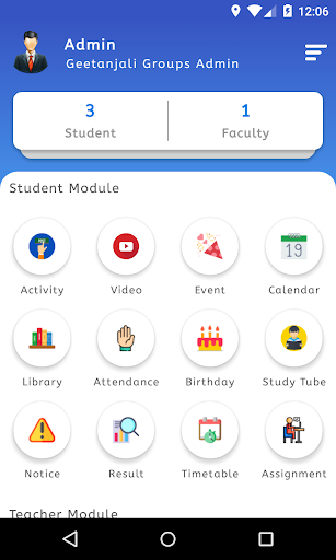Geetanjali Group - Teacher Screen 2