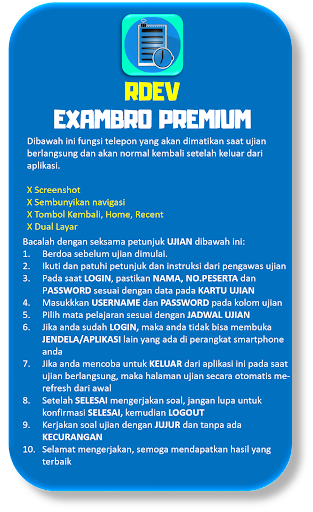 RDEV EXAMBRO PREMIUM Screen 3
