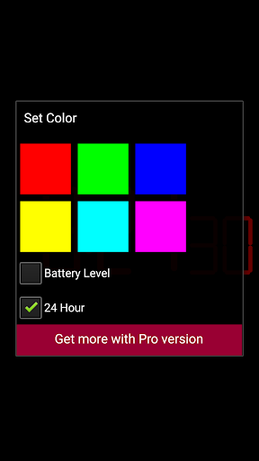Digital Clock Seconds Screen 3