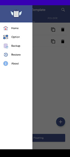 Floating Text Template Screen 2