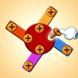 Puzzle Wood Nuts & Bolts Games