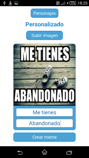 MemeGenerator.es: Crear memes Screen 3