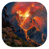 Volcano live wallpaper icon