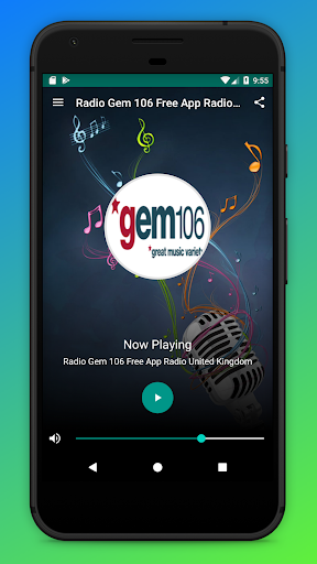 Android application Gem 106 Radio App UK FM Online screenshort
