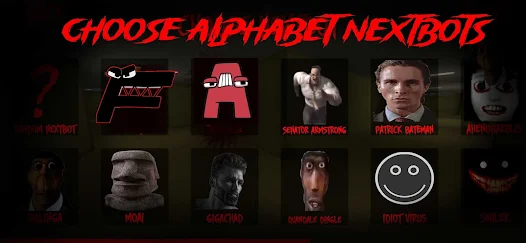 App Alphabet lore horror face Android game 2022 