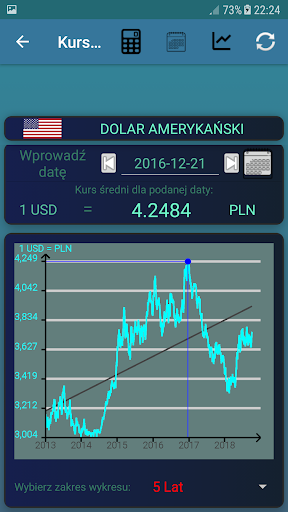 Kursy Walut NBP Screen 3