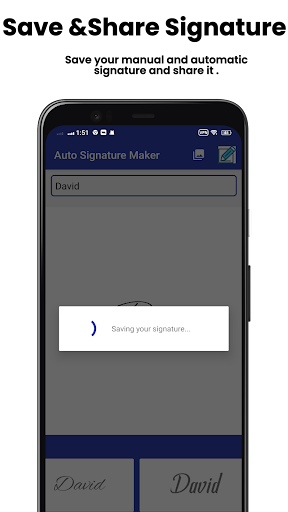signature maker to my name Screen 2