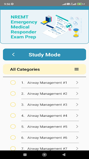 NREMT EMR Exam Prep Screen 2