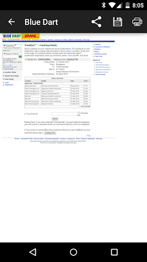 Courier Tracker Multi Screen 3