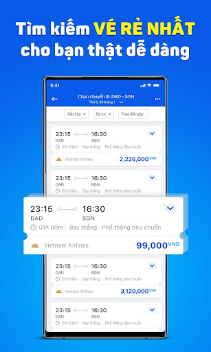 Vietnam Booking Screen 2