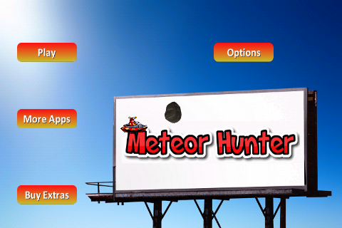 Android application Meteor Hunter screenshort