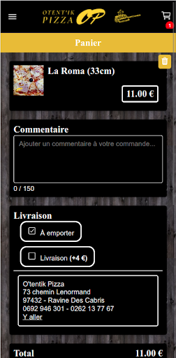 Otentik Pizza Screen 3