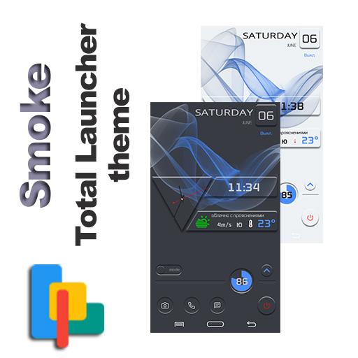 Smoke Theme for Total Launcher logo