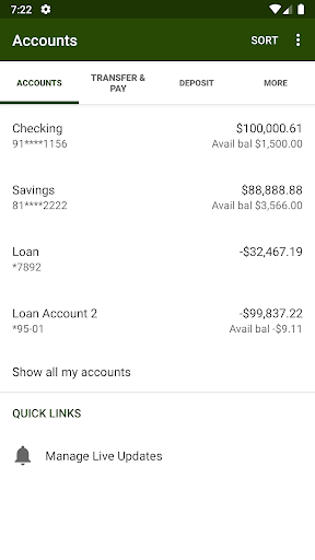 Longview Bank Screen 3