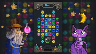 Game screenshot Кристаллы три в ряд - Алхемикс apk download