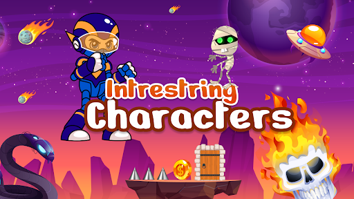 Spiky Platform Adventure Game Screen 2