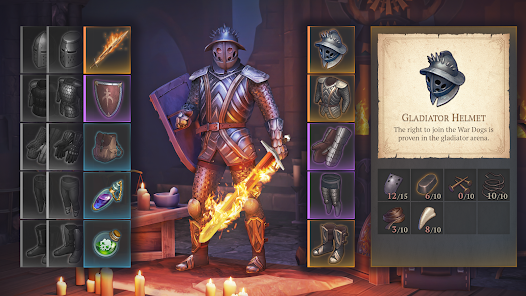 Grim Soul MOD APK 4.1.0 (Free Crafting) For Android Gallery 4