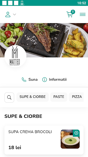 Android application Matteo screenshort