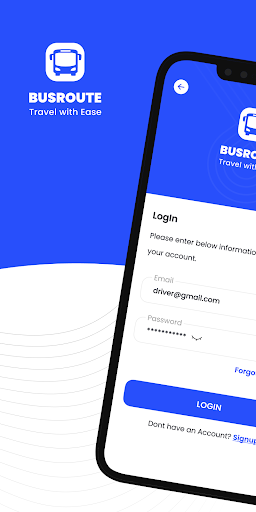 Android application BusRoute SP screenshort