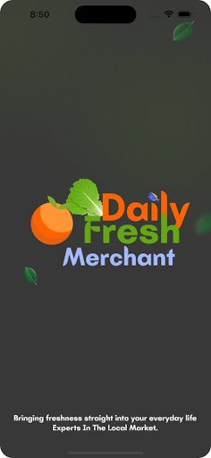 Android application DailyFresh Merchant screenshort