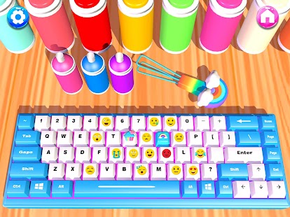 Keyboard DIY: Cool Art Games Screenshot