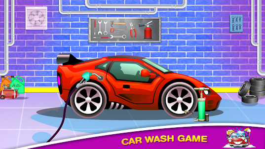 兒童趣味洗車：汽車遊戲