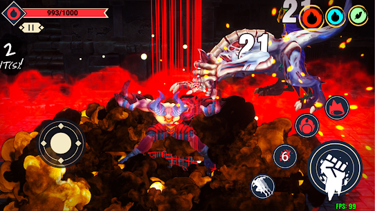 Demon Brawler MOD APK (GOD MODE/DUMB ENEMY/NO ADS) 9