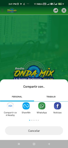 Radio Onda Mix Screen 2