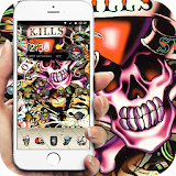skull Street Graffiti theme icon